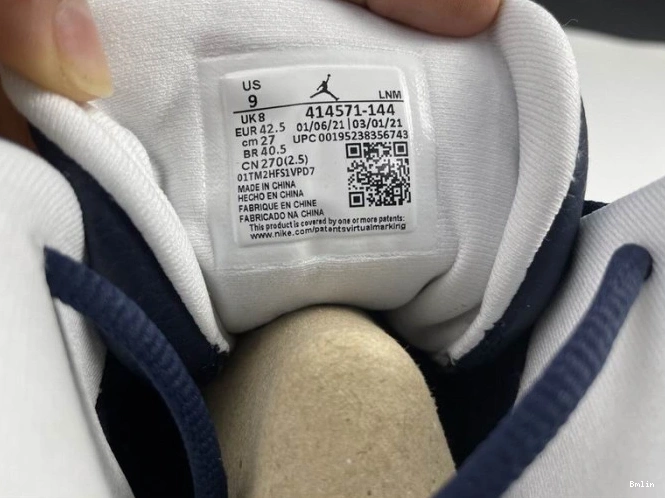 Bmlin Dark Jordan Blue 13 414571-144 Air Powder 0821